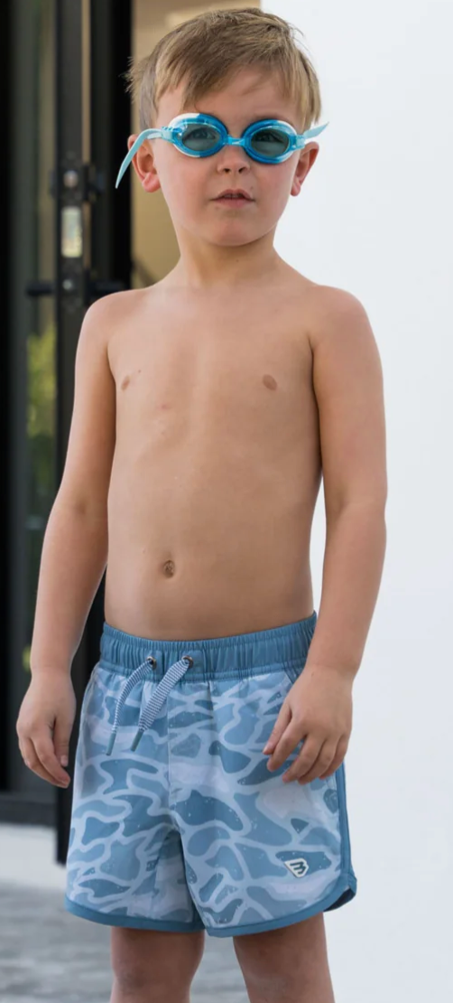 Youth Swim Trunks -Seaside Camo