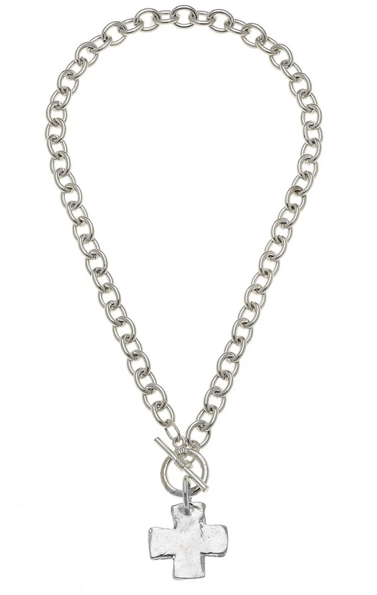 SilverCross Front Toggle Necklace