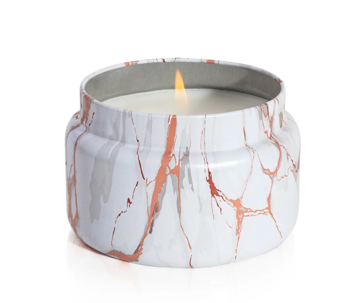 Havana Vanilla Modern Marble Travel Tin 8.5 oz