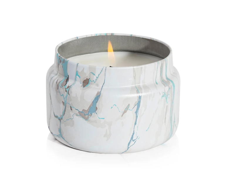 Blue Jean Modern Marble Travel Tin 8.5 oz