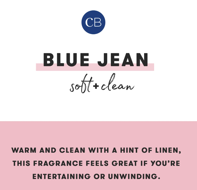 Blue Jean Modern Marble Travel Tin 8.5 oz