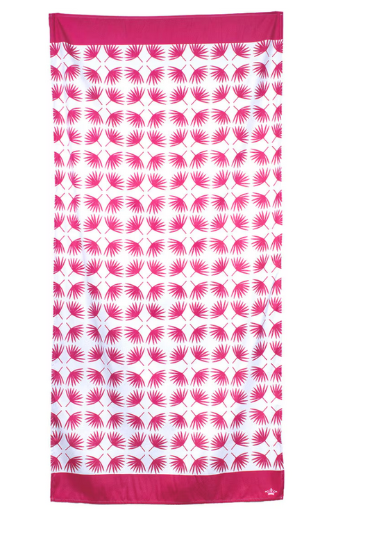 Boca Raton Pink Beach Towel