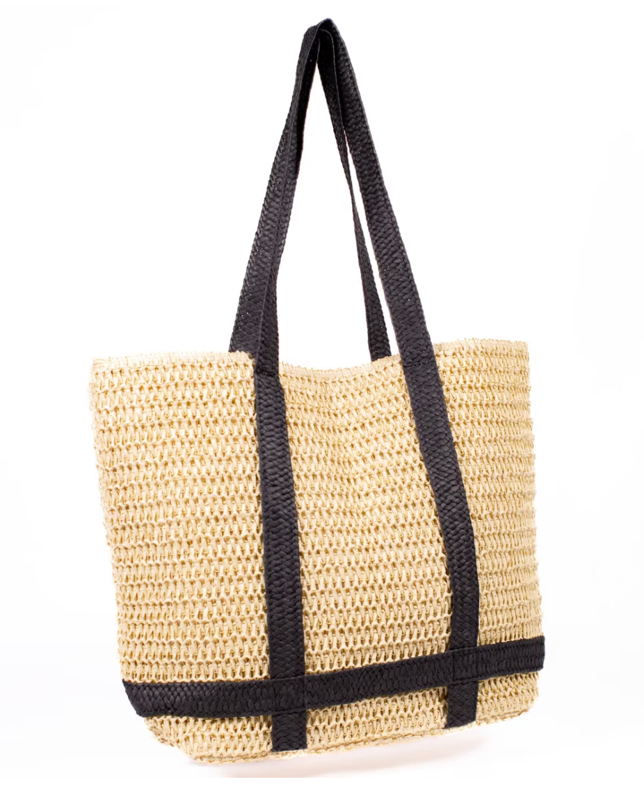 Black Brittney Beach Tote
