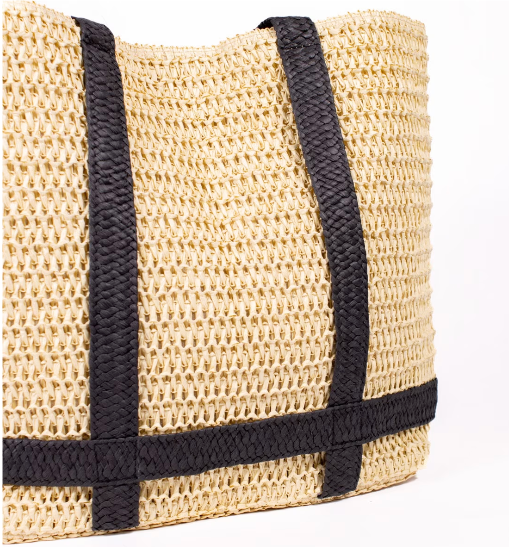 Black Brittney Beach Tote