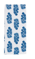 Block Print Blue Floral Towel