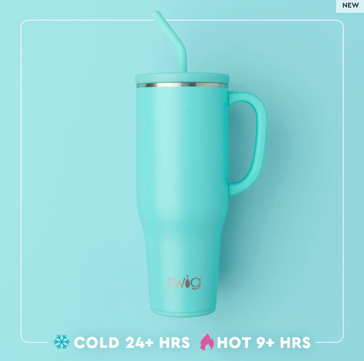 Sherbet Stripe 40oz Cup