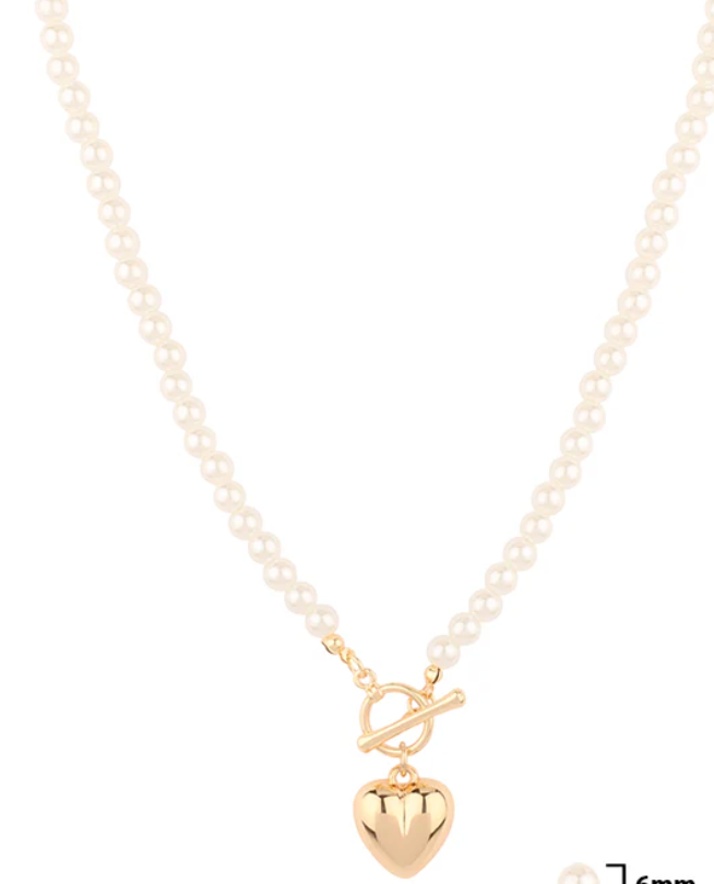 Puffy Heart Necklace
