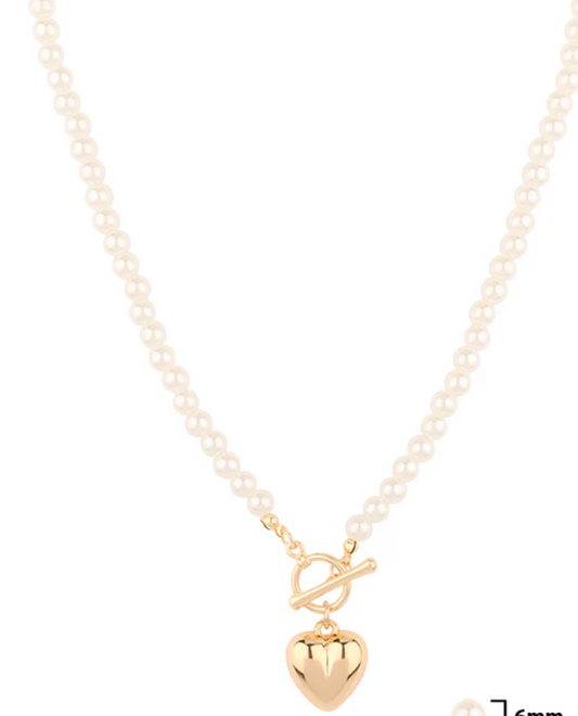 Puffy Heart Necklace