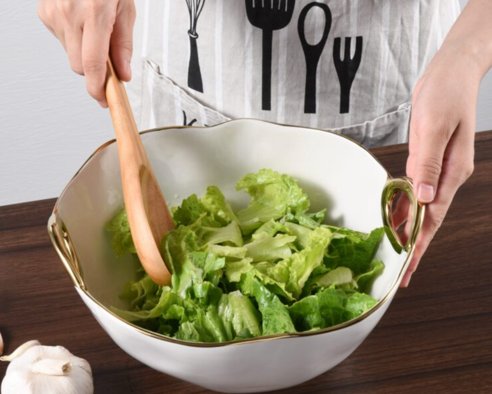 Large Round Bowl w/ Handles