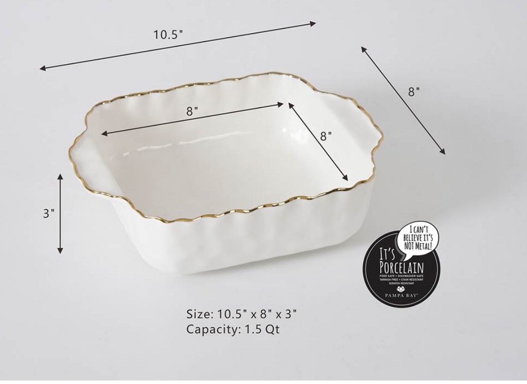 Square Baking Dish-Portofino