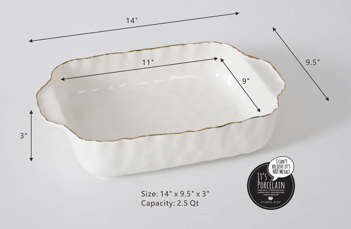 11 x 9 Rectangular Baking Dish-Portofino
