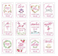 Monthly Milestone Card Set-Pink