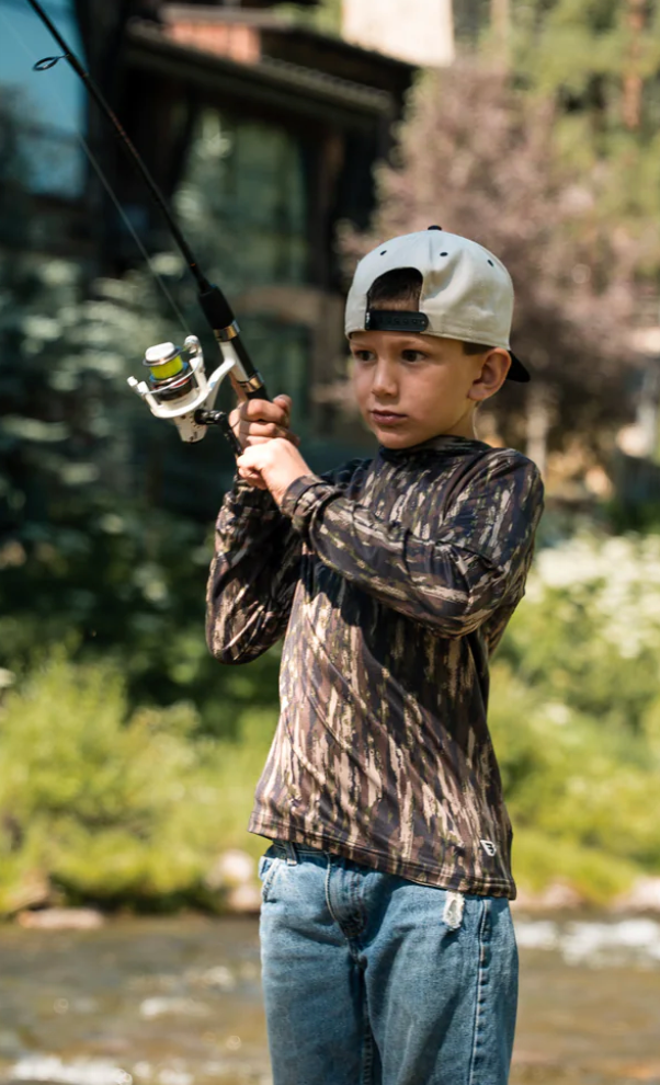 Performance Hoodie-Midland Camo -Youth