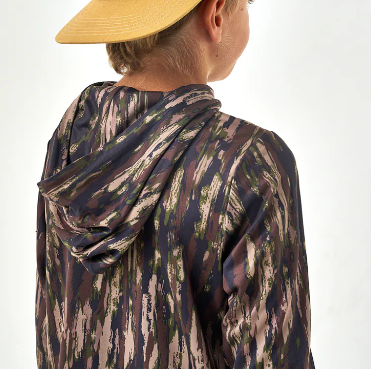 Performance Hoodie-Midland Camo -Youth