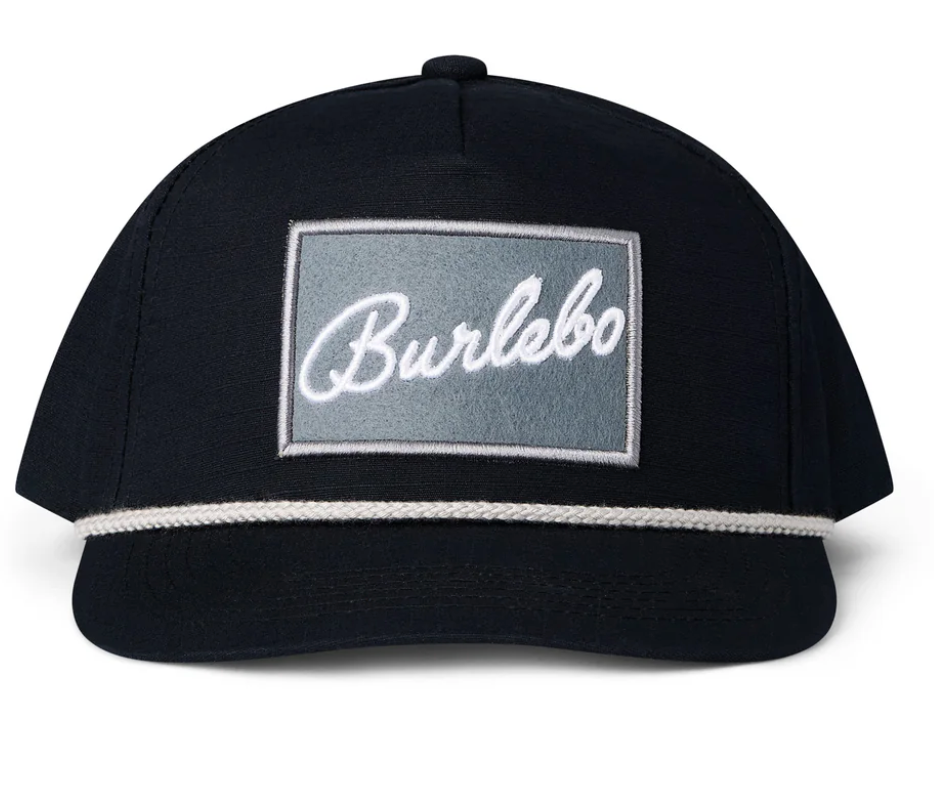 BURLEBO Grey Patch - Black