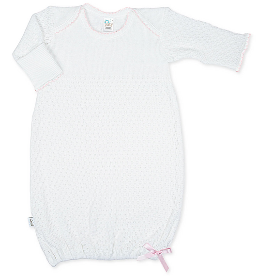Paty Knit Gown-Pink