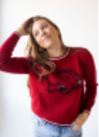 Arkansas Razorback Sweater