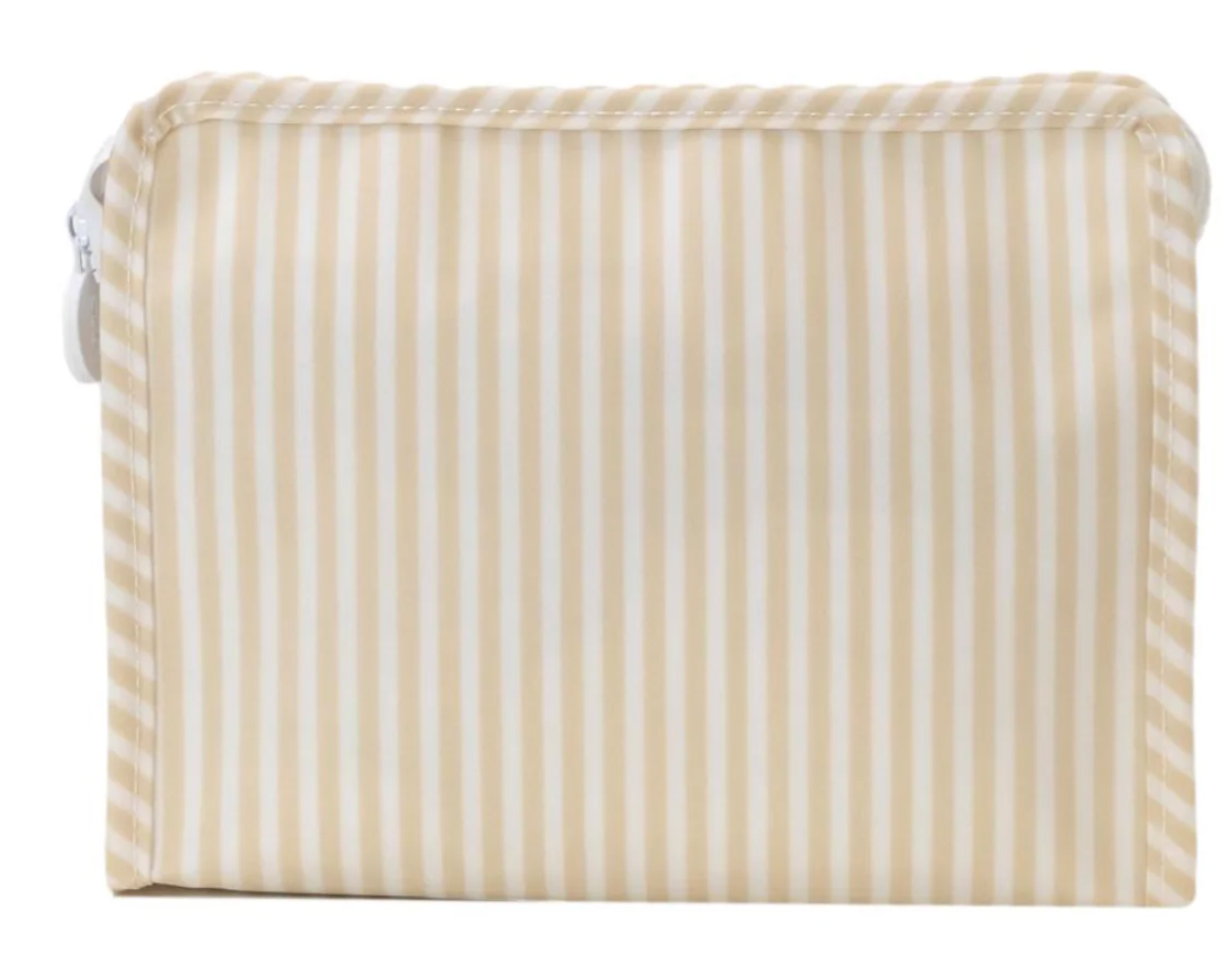 Pimlico Stripe Sand  - large Zip Pouch Roadie