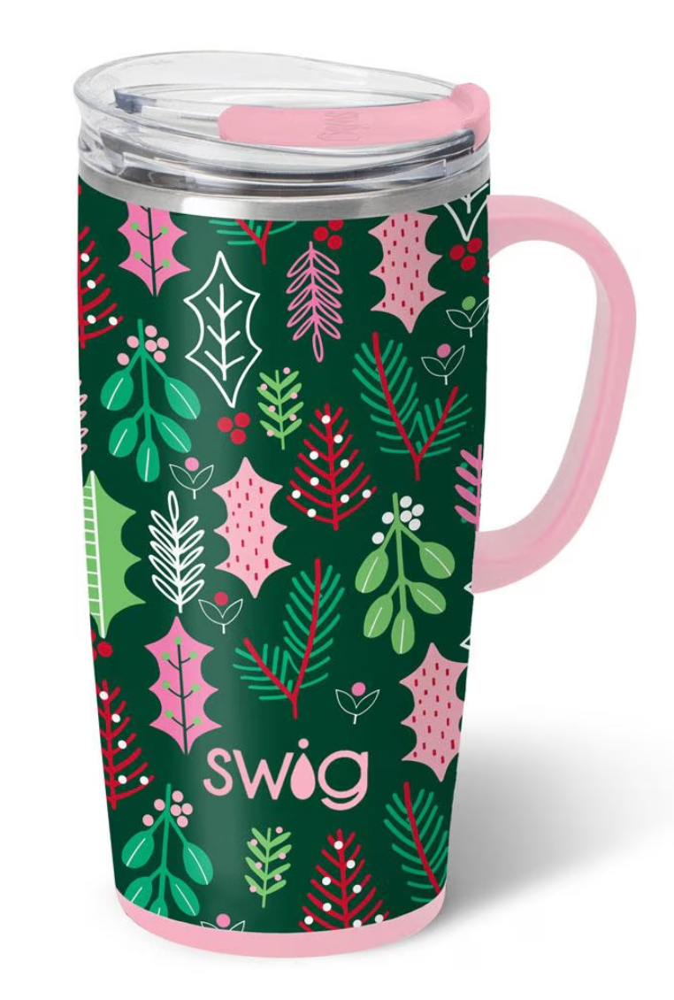 Merry Mistletoe Travel Mug 22oz