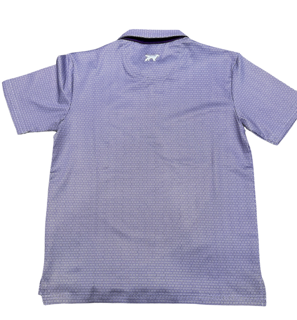 Diamond Polo-Purple/White