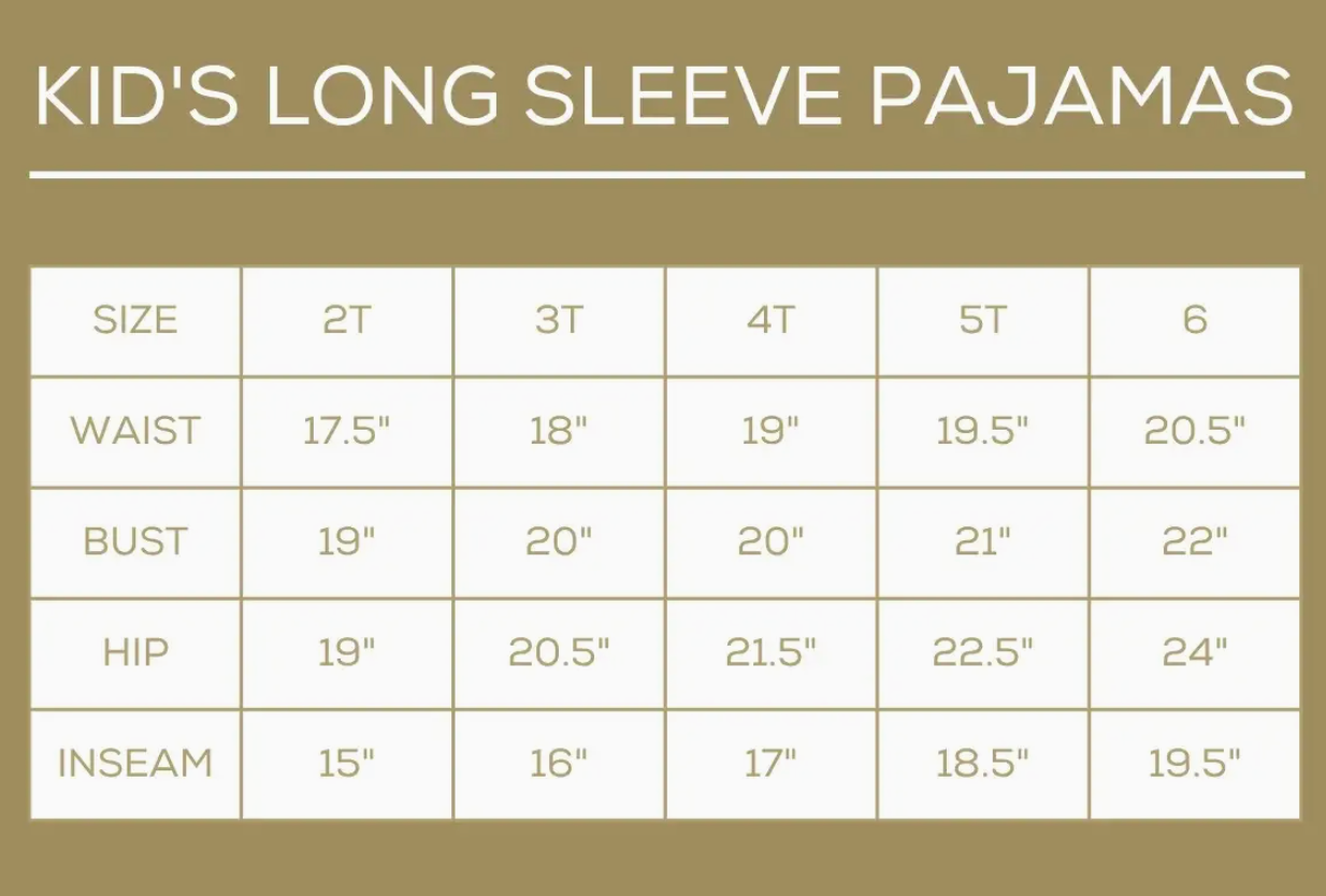 Kid's Woodsy Deer Pajama Set