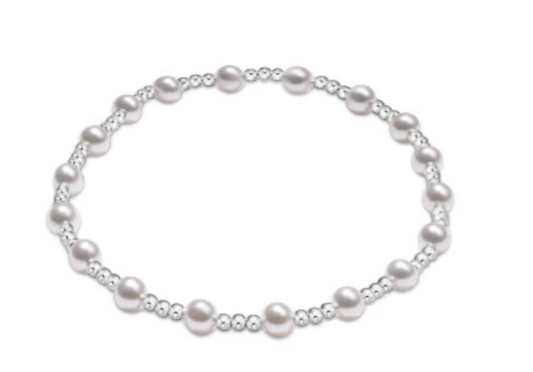 Sincerity sterling 4mm -Pearl