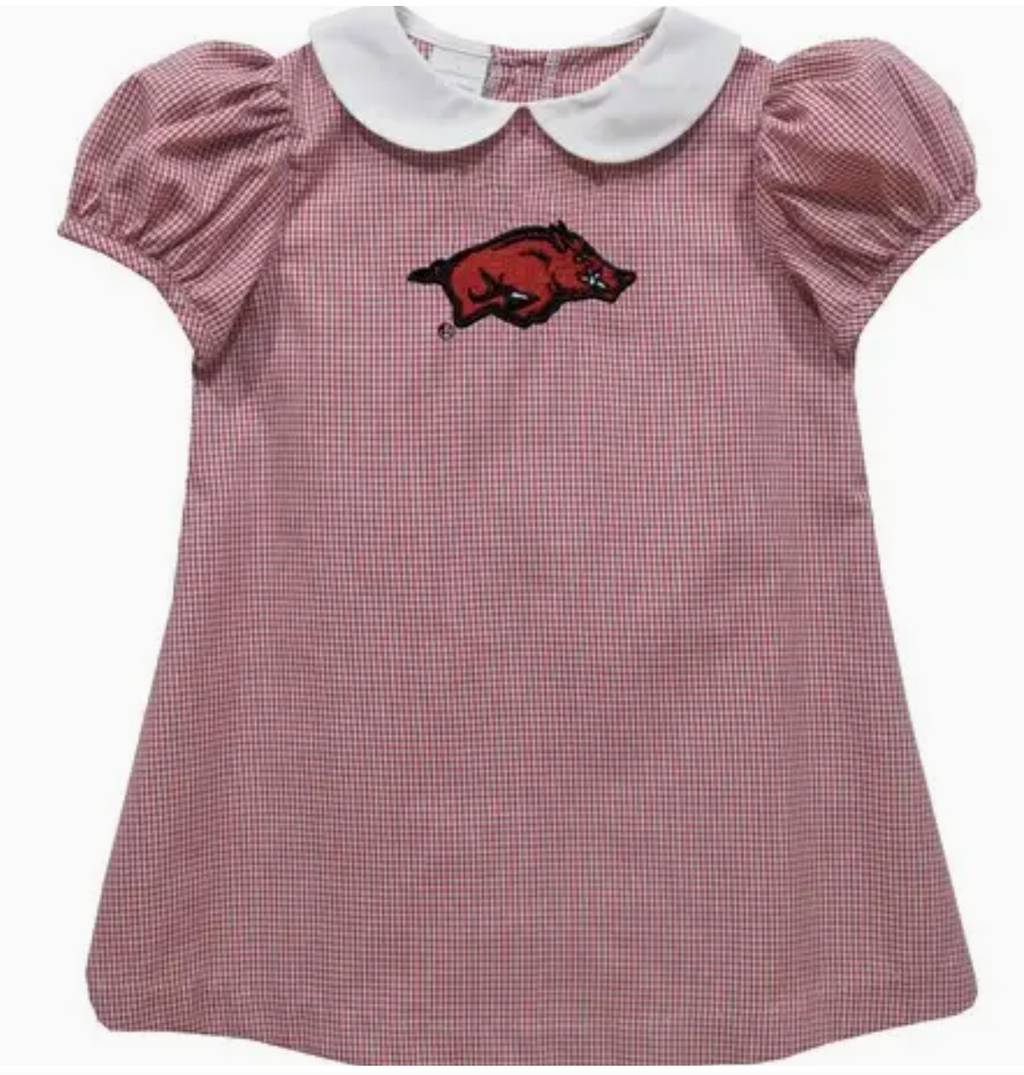 Arkansas Razorback A Line Dress