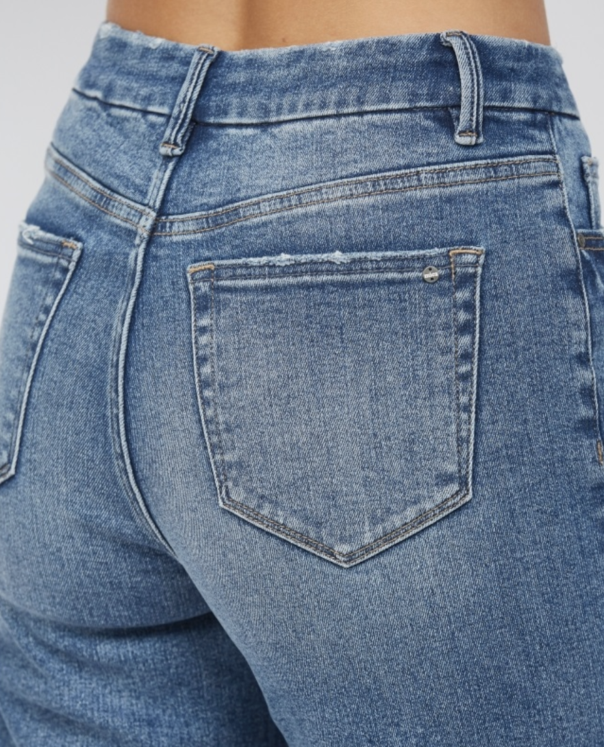 Super High Wide Leg-Blue Jay