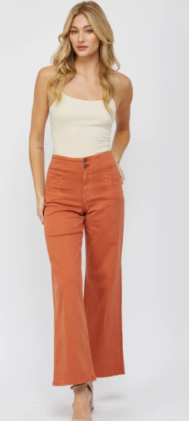 High-Rise Wide Leg-Penny