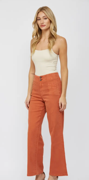 High-Rise Wide Leg-Penny
