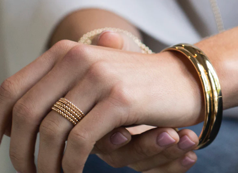 Cherish Gold Bangle Medium
