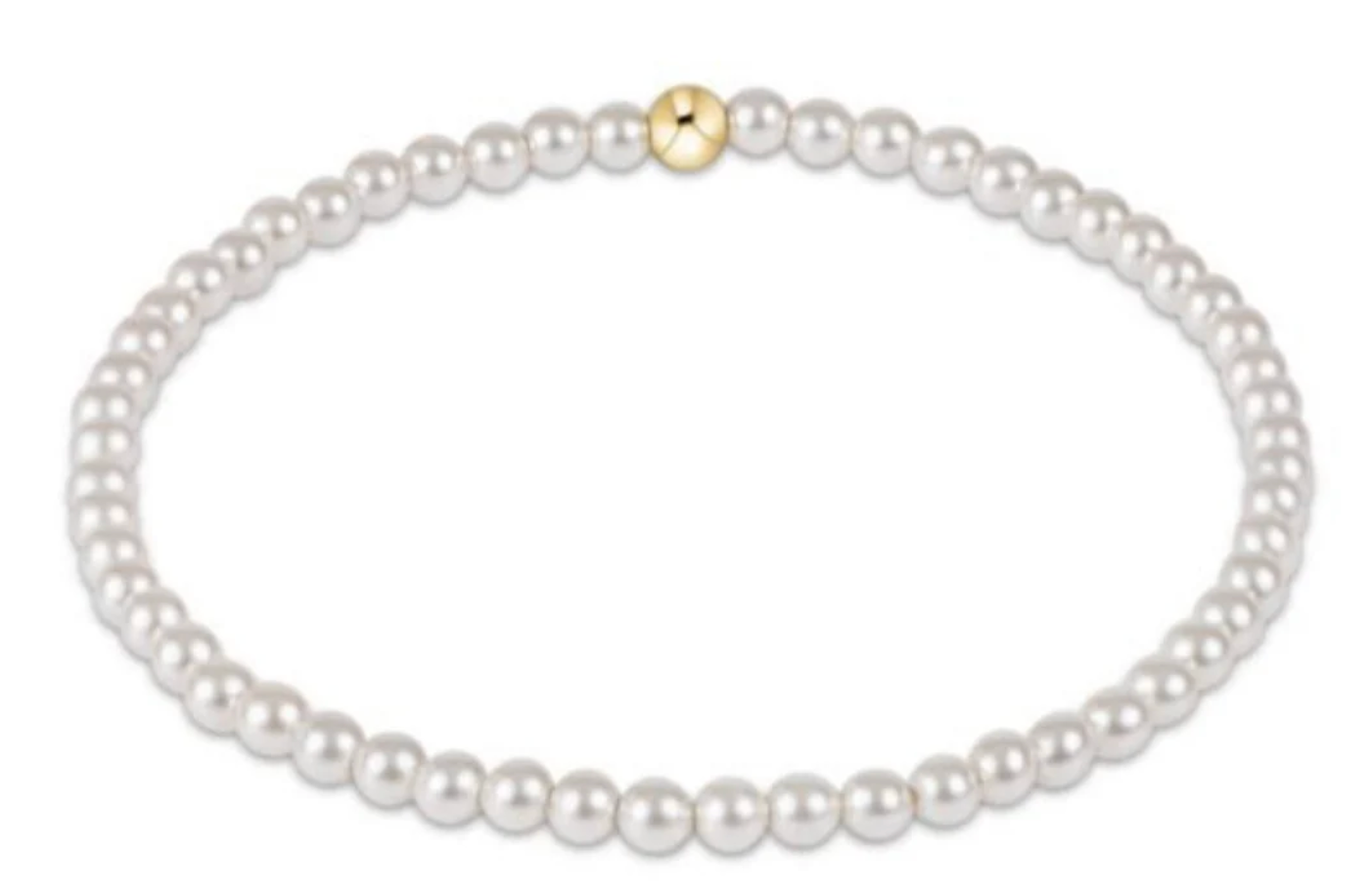 Classic Pearl 3mm Bead Bracelet