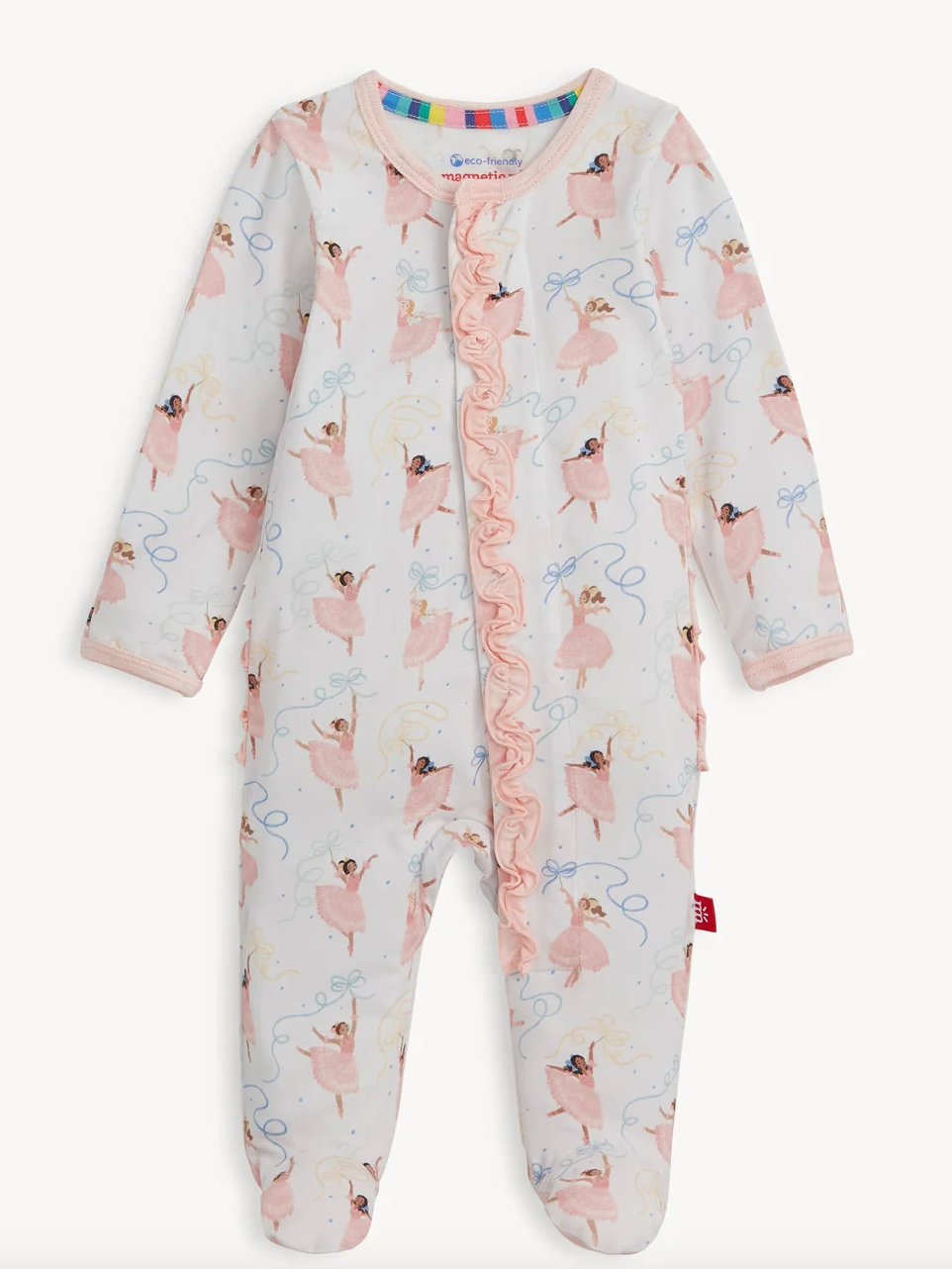 Pretty Plies Footie with Ruffles