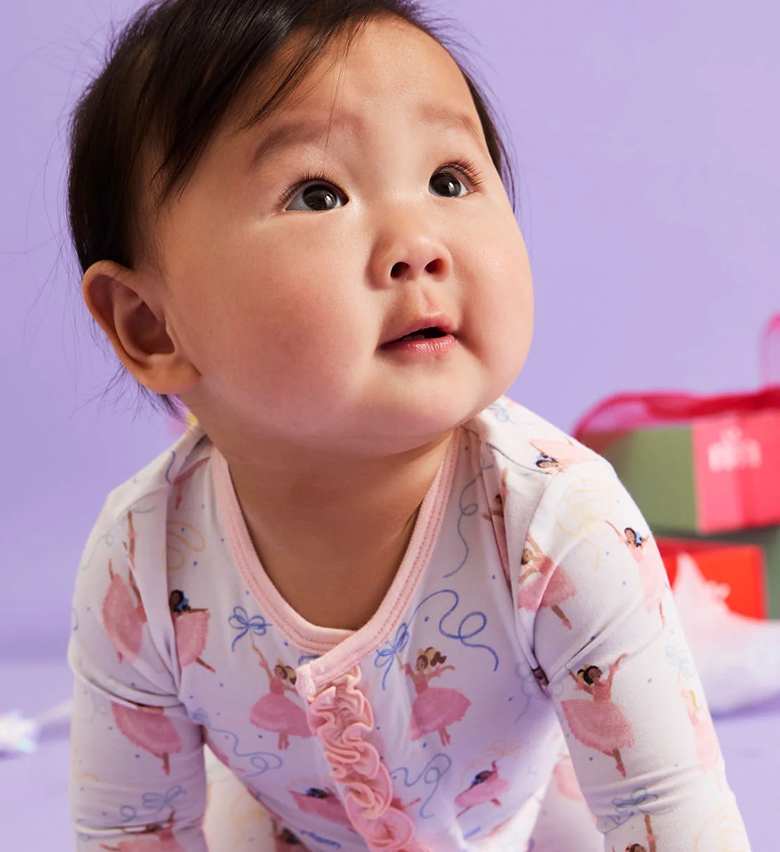 Pretty Plies Footie with Ruffles