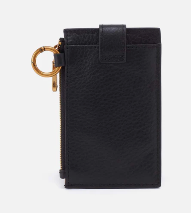 Black Ring Credit Card Wristlet