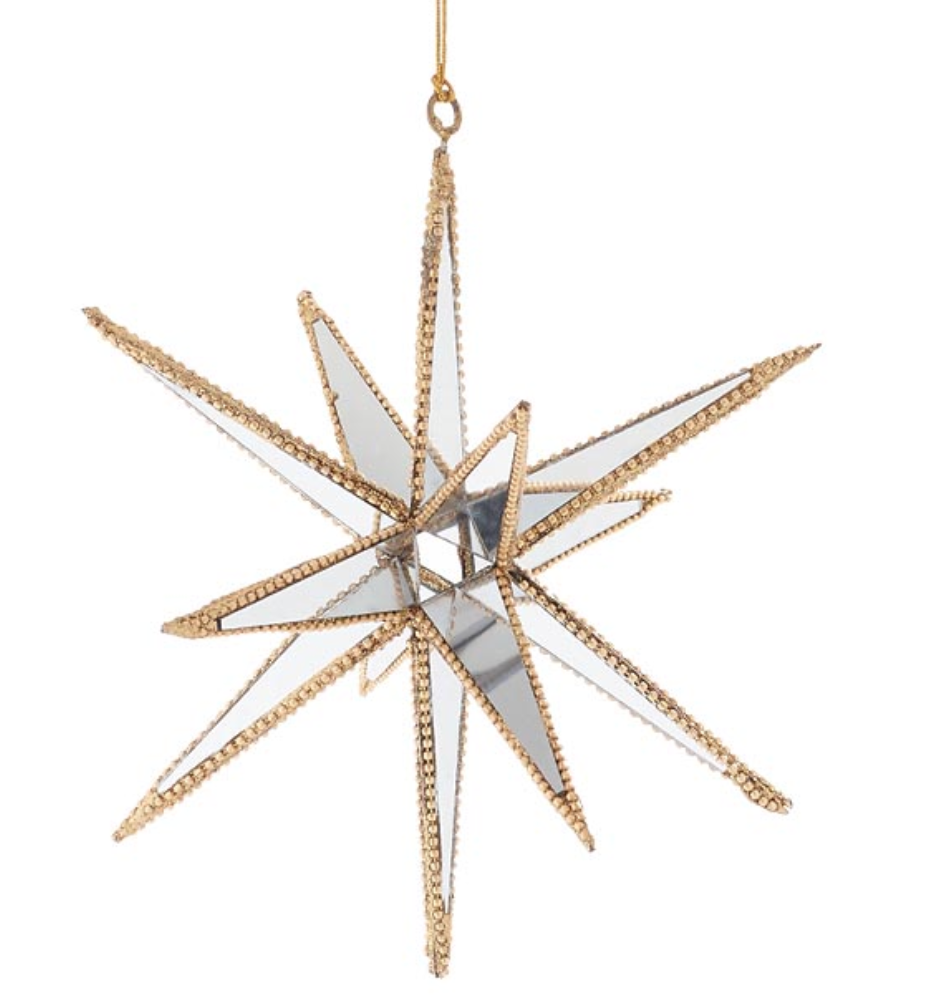 ORN GOLD STARBURST-Large