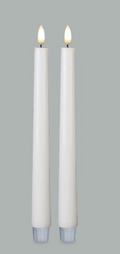 CANDLE PATRIA 3D LED WHITE TAPER 11"