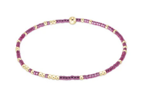 hope unwritten bracelet - pink metallic