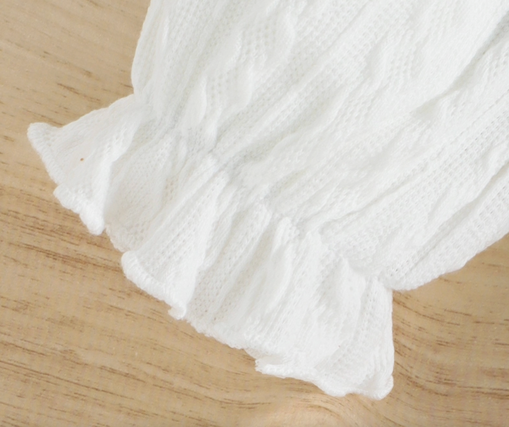 Ruffled Top & Belted Skirt-3pc set