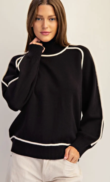 Mock Neck Sweater
