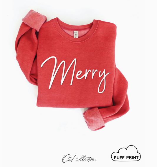 Merry Puff Graphic Sweatshirt