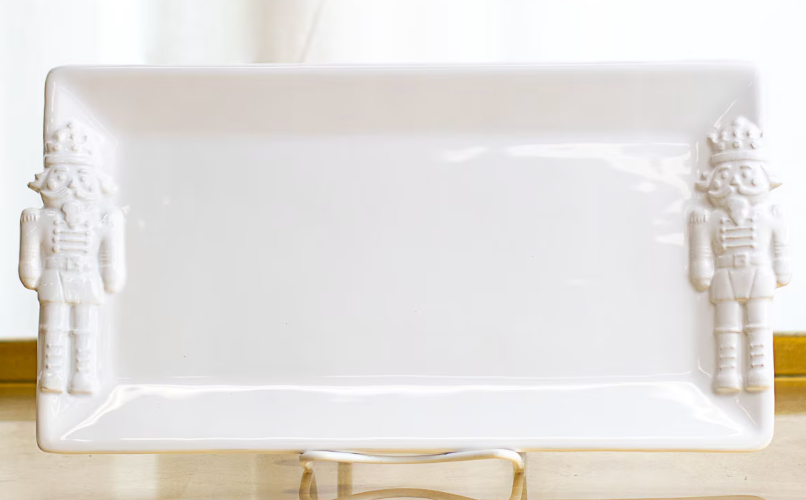 Royal Nutcracker Embossed Platter