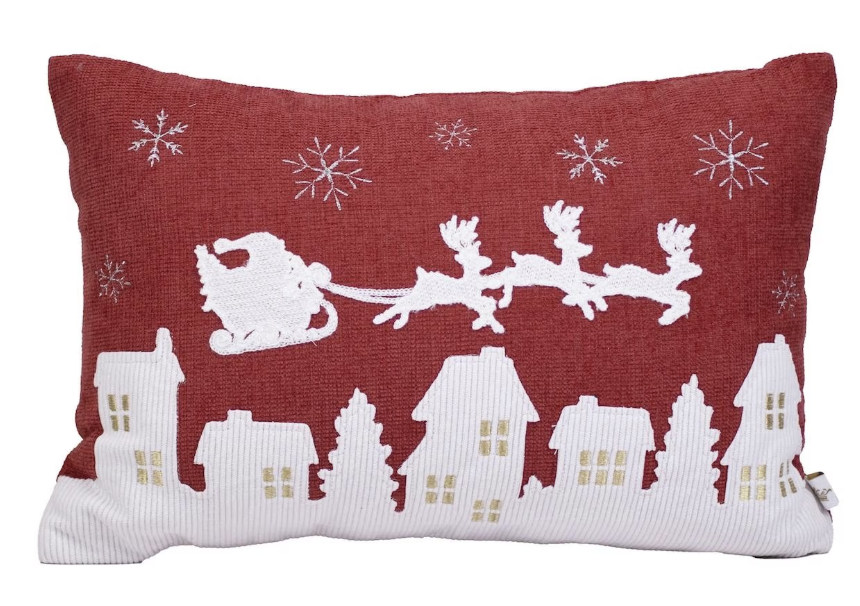 Santa's Sleigh Pillow