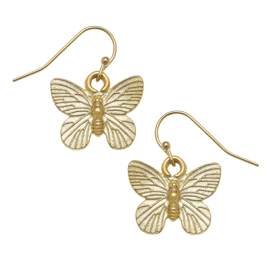 Butterfly Drop Earrings