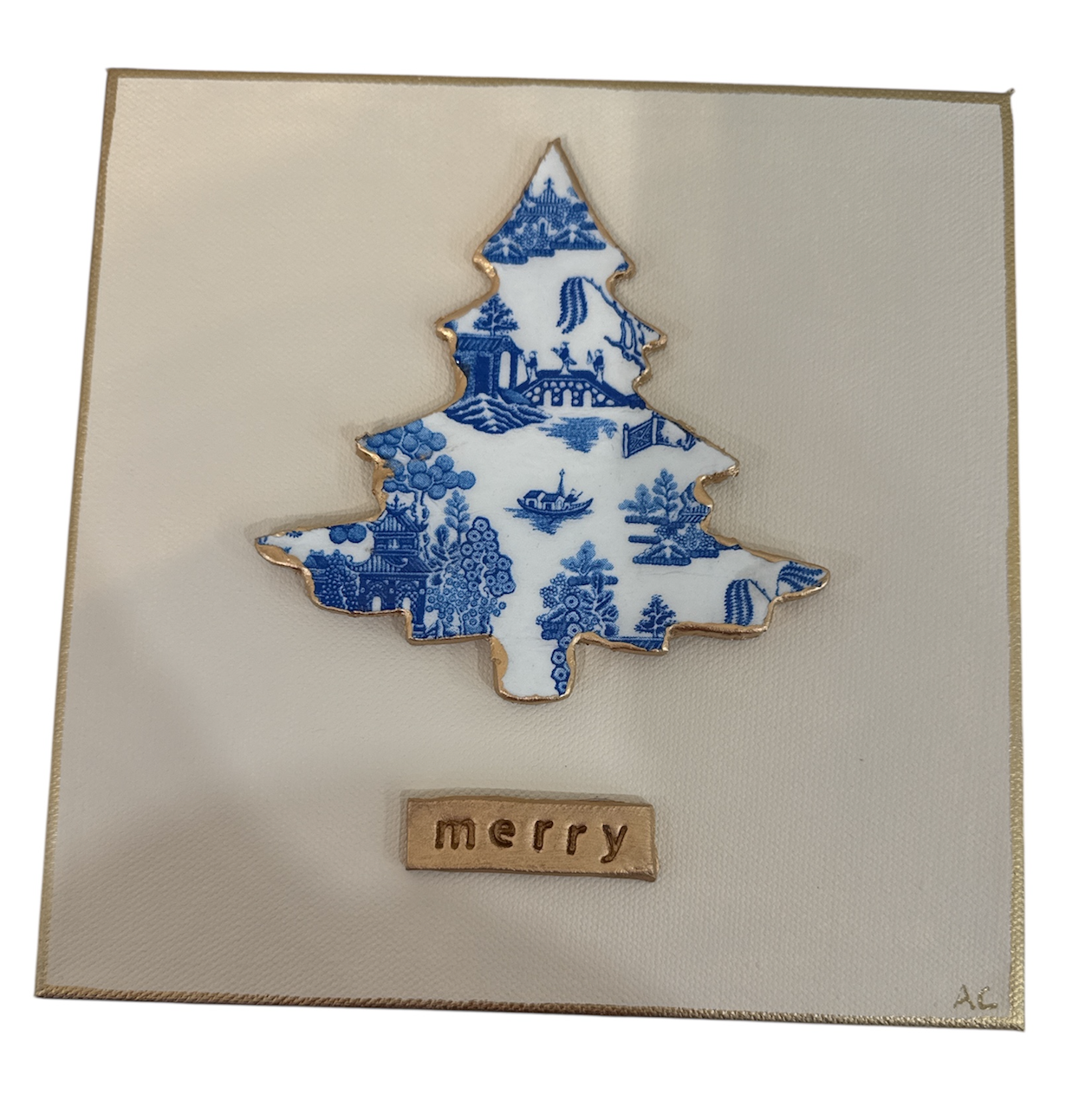 Blue Willow Tree Merry