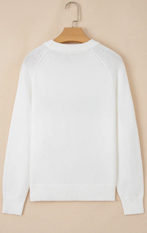 Christmas Merry Raglan Sleeve Sweater