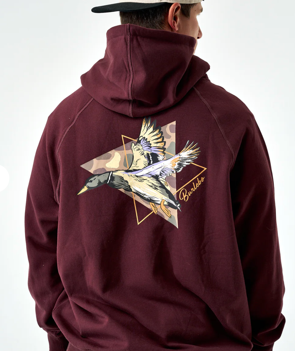 Fleece Hoodie - Pintail Triangle Duck