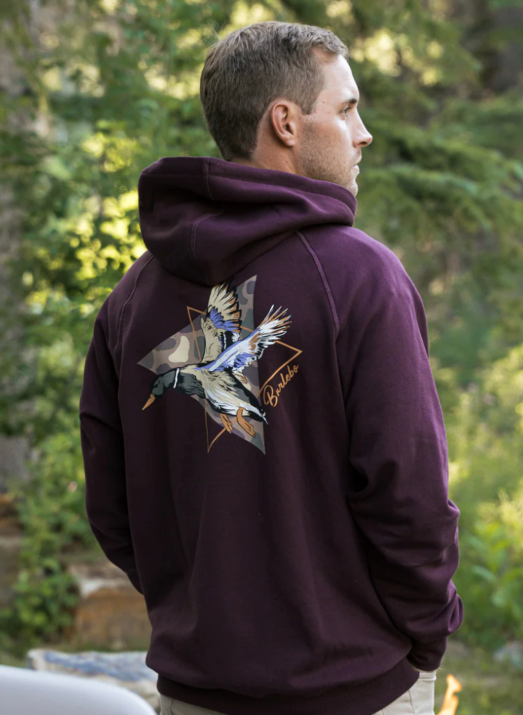 Fleece Hoodie - Pintail Triangle Duck