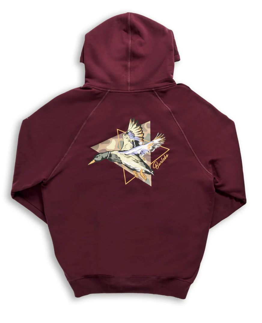 Fleece Hoodie - Pintail Triangle Duck