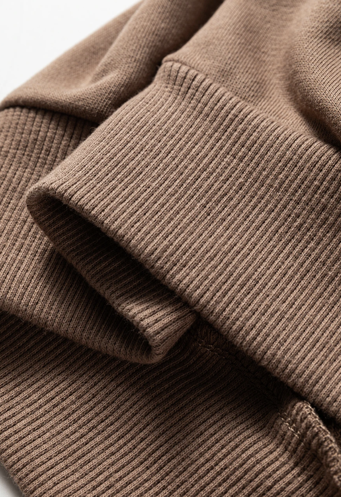 Collar V Neck Pullover and Pants Set